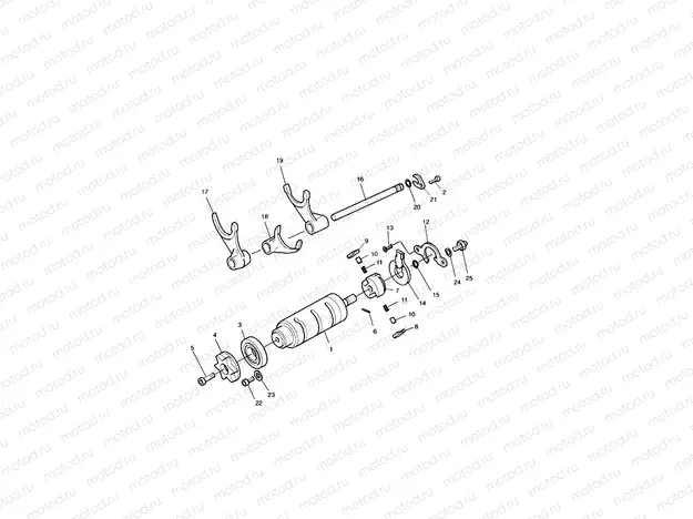Gear Selector Drum