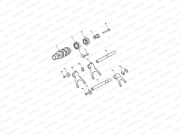 Gear Selector Drum