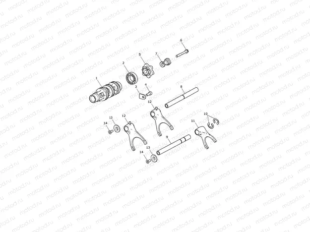 Gear Selector Drum