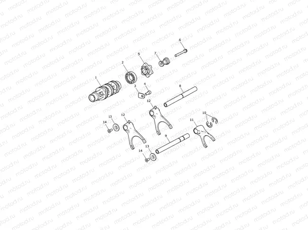 Gear Selector Drum