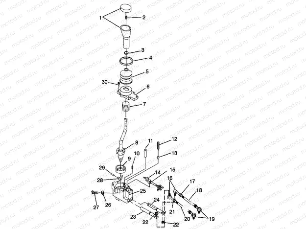 GEAR SELECTOR Magnum 4X4 W968144 and Swedish Magnum 4X4 S968144 (4936053605C008) | GEAR SELECTOR Magnum 4X4 W968144 and Swedish Magnum 4X4 S968144 (4936053605C008)