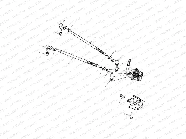 GEAR SELECTOR MOUNTING - C02CL50AB (4972367236D03) | GEAR SELECTOR MOUNTING - C02CL50AB (4972367236D03)