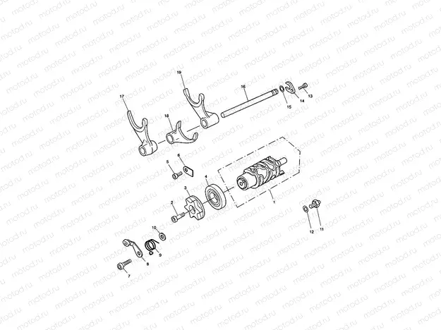 Gear Selector No 340169