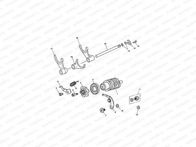 Gear Selector No 340170 >
