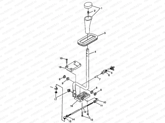 GEAR SELECTOR Sport 400L W98BA38C (4947234723C008) | GEAR SELECTOR Sport 400L W98BA38C (4947234723C008)
