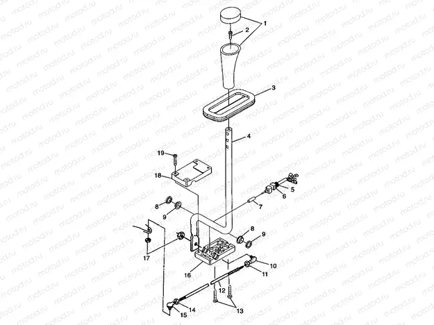 GEAR SELECTOR Trail Blazer W98BA25C (4945464546C004) | GEAR SELECTOR Trail Blazer W98BA25C (4945464546C004)