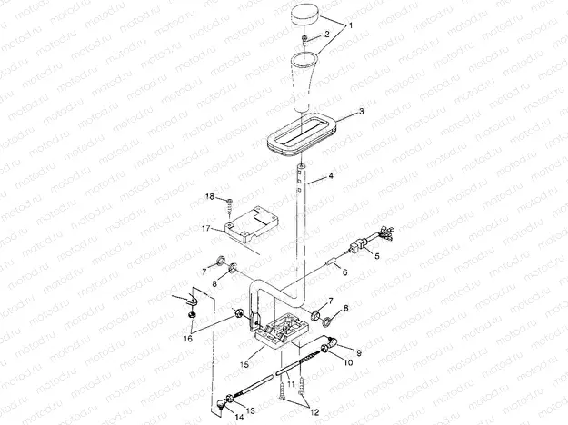 GEAR SELECTOR - W968540 (4935863586C011) | GEAR SELECTOR - W968540 (4935863586C011)