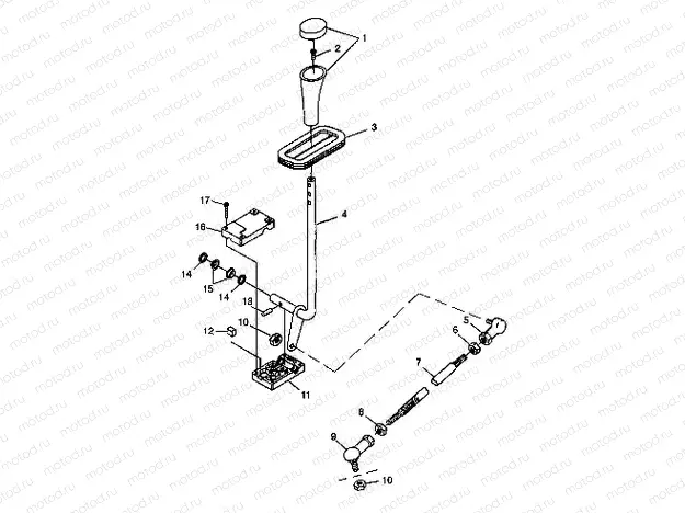 GEAR SELECTOR - W98BC50A (4944994499c010) | GEAR SELECTOR - W98BC50A (4944994499c010)