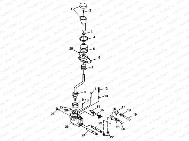 GEAR SELECTOR XPLORER 300 W98CC28C (4945264526C010) | GEAR SELECTOR XPLORER 300 W98CC28C (4945264526C010)