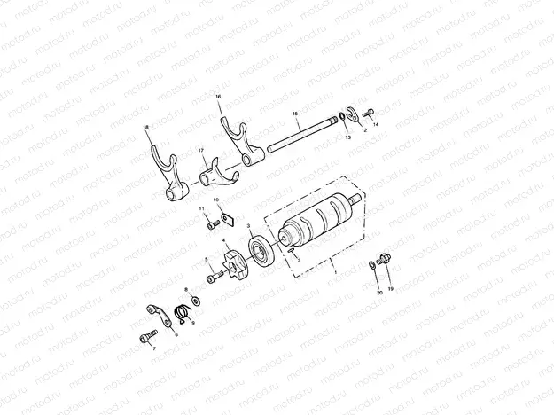 Gear Selectors drum