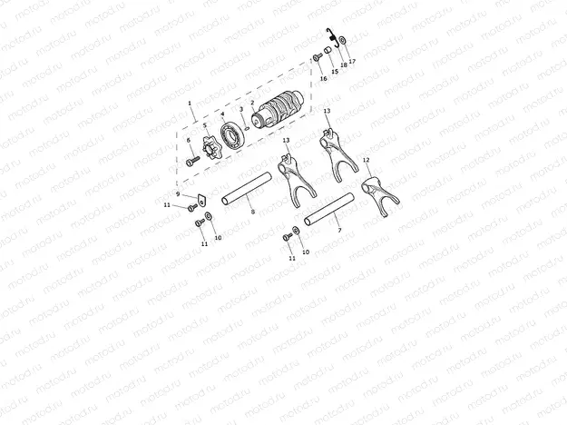 Gear Selectors drum