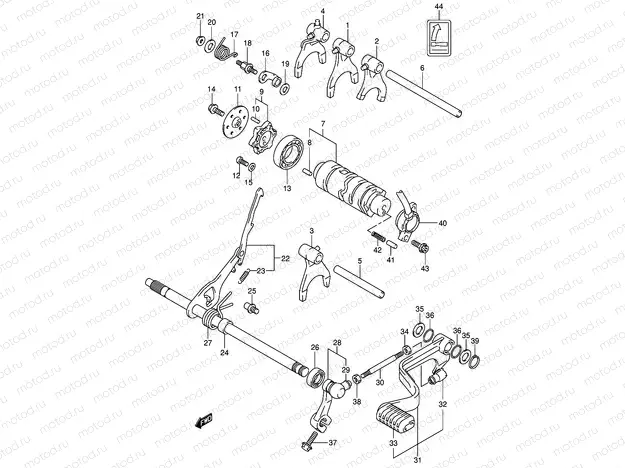 GEAR SHIFTING (1)(MODEL K4/K5/K6/K7)