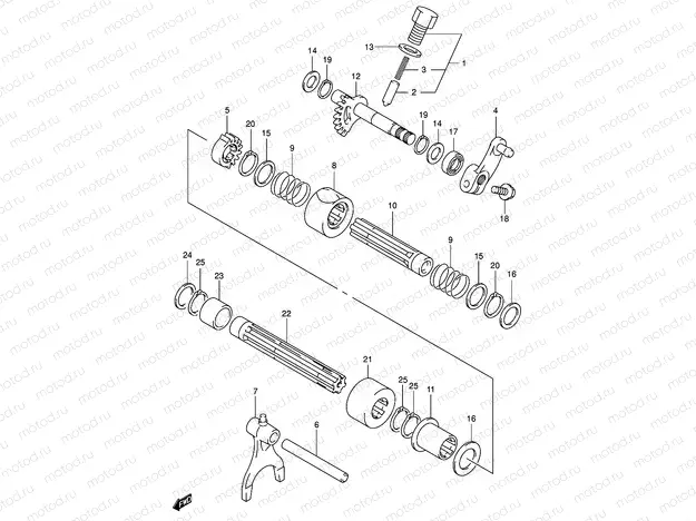 GEAR SHIFTING (2)(MODEL K4/K5/K6/K7)