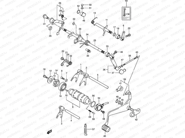 GEAR SHIFTING (MODEL K3/K4/K5/K6)