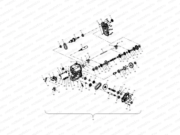 GEARCASE - A04CH68AC/AF/AH/AJ/AT/AV (4986128612C13) | GEARCASE - A04CH68AC/AF/AH/AJ/AT/AV (4986128612C13)