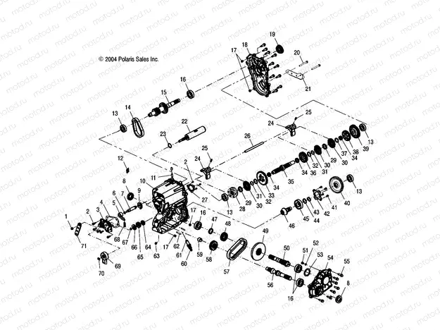 GEARCASE - A04CH68AK/AL/AN/AO (4994199419D02) | GEARCASE - A04CH68AK/AL/AN/AO (4994199419D02)