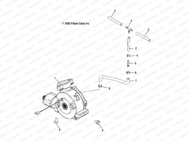 GEARCASE | GEARCASE, FRONT, MOUNTING - A07LH27FB (4999206689920668D01)