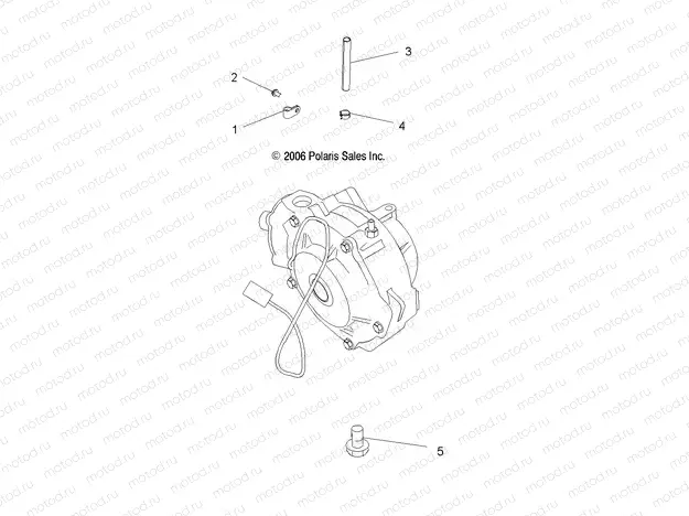 GEARCASE | GEARCASE, MOUNTING, FRONT (DEMAND DRIVE) - A07MH76FA (49ATVGEARCASEMTG500EFI)