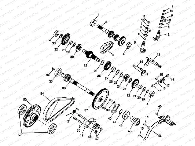 GEARCASE (Internal Components) - W98CH50A(C)(D)(E)(F) (4950135013d003) | GEARCASE (Internal Components) - W98CH50A(C)(D)(E)(F) (4950135013d003)