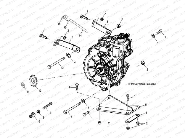 GEARCASE MOUNTING - A05CA32AA/AB/AC/FA (4994839483C02) | GEARCASE MOUNTING - A05CA32AA/AB/AC/FA (4994839483C02)