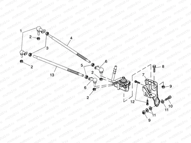 GEARCASE SELECTOR MOUNTING - C10CD50AA (4977417741C14) | GEARCASE SELECTOR MOUNTING - C10CD50AA (4977417741C14)
