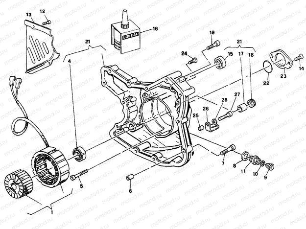 GENERATOR COVER DM 007089> » IGNITION SYSTEM