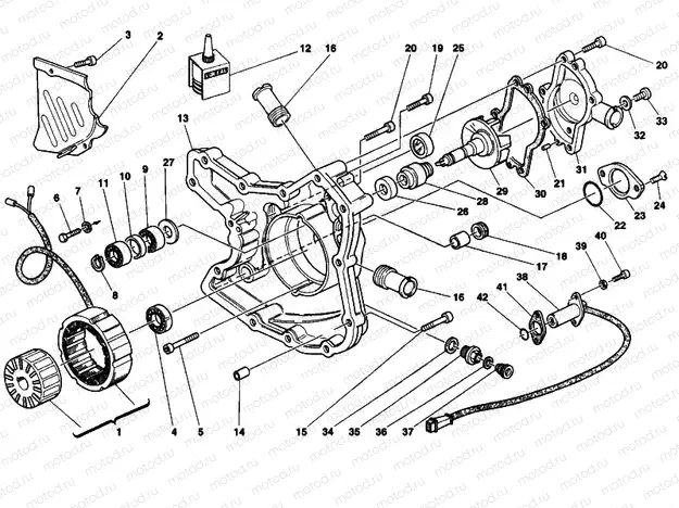 GENERATOR COVER DMM 003124> » IGNITION SYSTEM