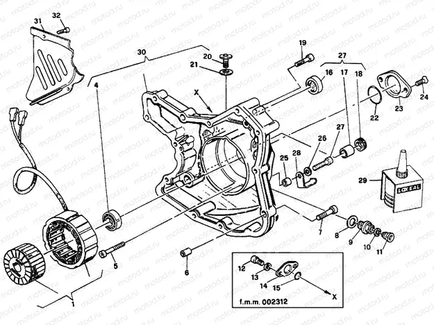 GENERATOR COVER FM <007088 » IGNITION SYSTEM