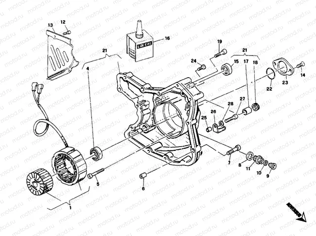 GENERATOR COVER » IGNITION SYSTEM