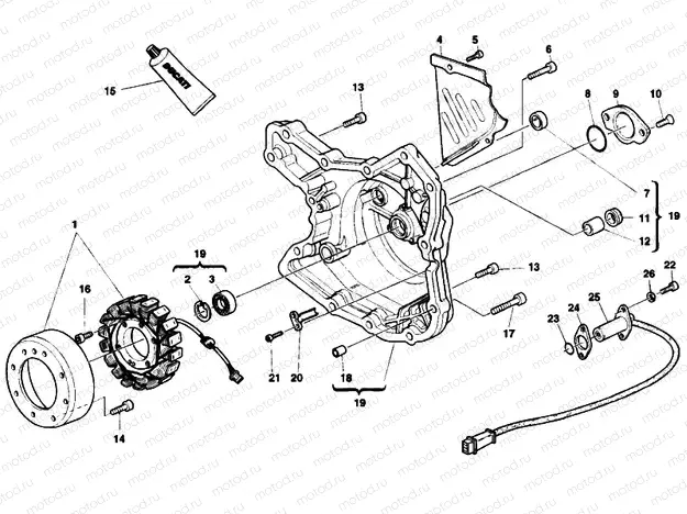 GENERATOR COVER » IGNITION SYSTEM