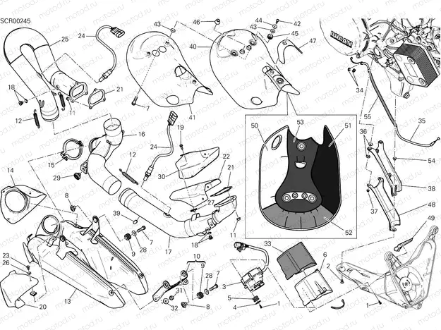 GRUPPO SCARICO [MOD:1299S 90;XST:CAL,CDN]