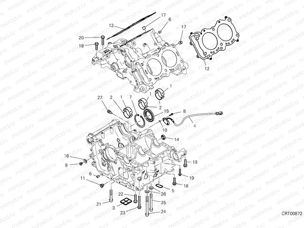 HALF-CRANKCASES PAIR [MOD:PANV4SL]