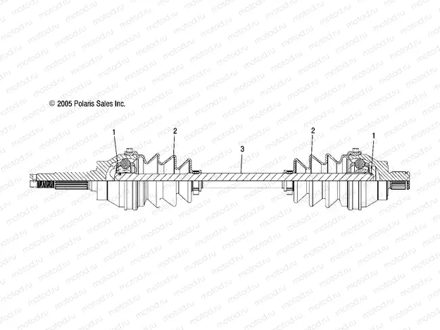 HALF SHAFT | HALF SHAFT, FRONT (4X4) - A06LD27AA/AB/AC/AD (4999202079920207B06)