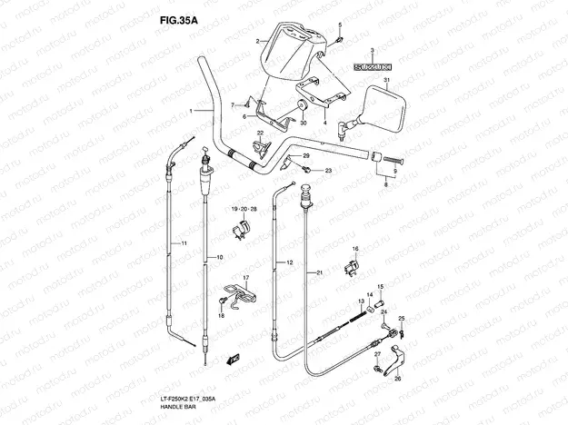 HANDLE BAR (MODEL K3/K4/K5/K6)