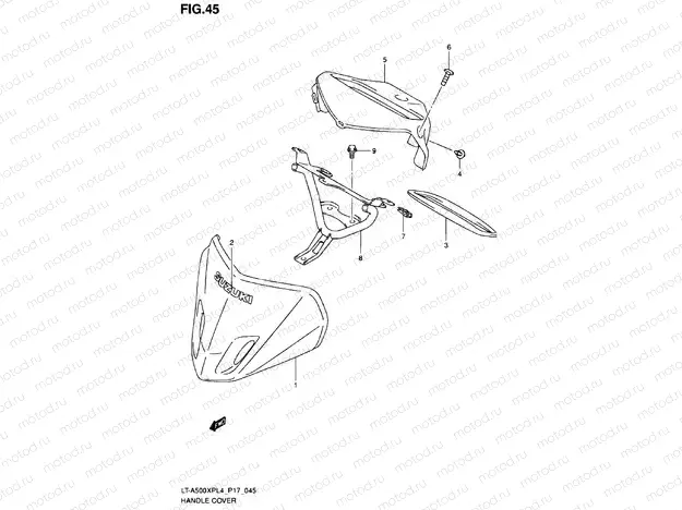 HANDLE COVER (LT-A500XPL4 P17)