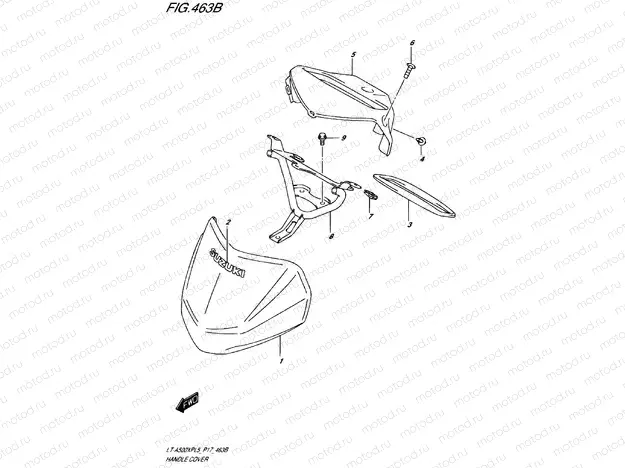 HANDLE COVER (LT-A500XPZL5 P17)