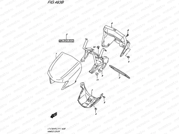 HANDLE COVER (LT-A750XPZL5 P17)