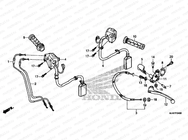 HANDLE LEVER / SWITCH / CABLE