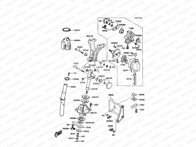 Handle Pole(JF650A-602488-   )