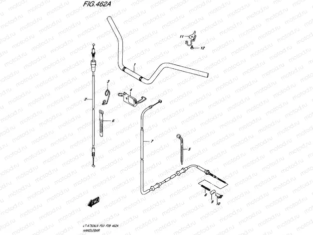 HANDLE RAIL (X/P03)