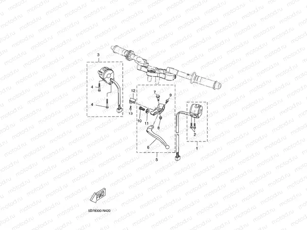 HANDLE SWITCH & LEVER