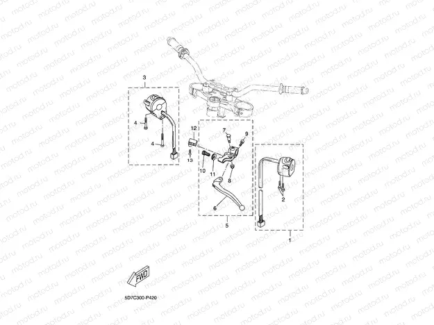 HANDLE SWITCH & LEVER