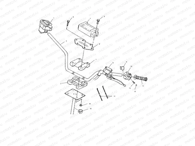 HANDLEBAR - A00BA25CA (4954825482B005) | HANDLEBAR - A00BA25CA (4954825482B005)