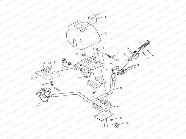HANDLEBAR - A01CG38CA (4963916391B010) | HANDLEBAR - A01CG38CA (4963916391B010)