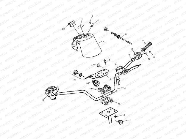 HANDLEBAR - A03CA32AA (4978627862B08) | HANDLEBAR - A03CA32AA (4978627862B08)