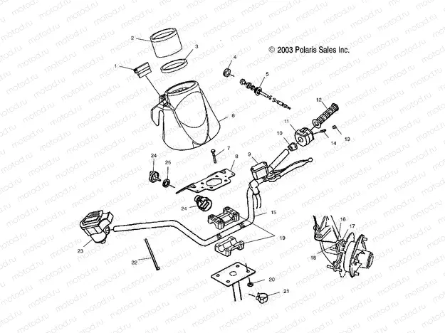HANDLEBAR - A04CB32AA/FC (4986188618C01) | HANDLEBAR - A04CB32AA/FC (4986188618C01)