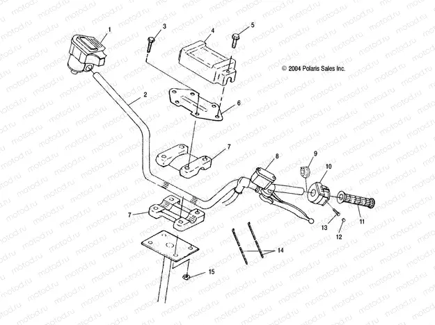 HANDLEBAR - A05BA25CA/CB (4994739473B02) | HANDLEBAR - A05BA25CA/CB (4994739473B02)