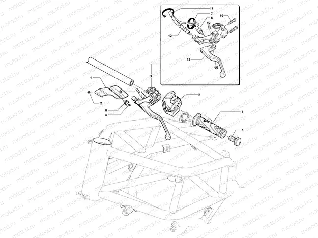 Handlebar Assembly Left