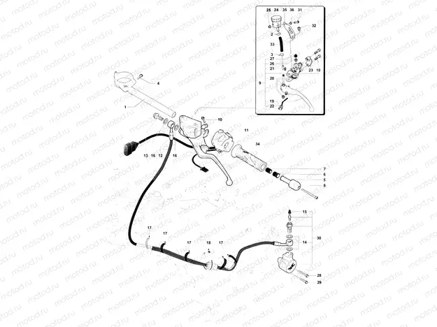Handlebar Assembly Left