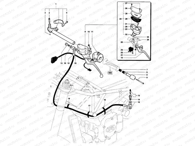 Handlebar Assembly Left